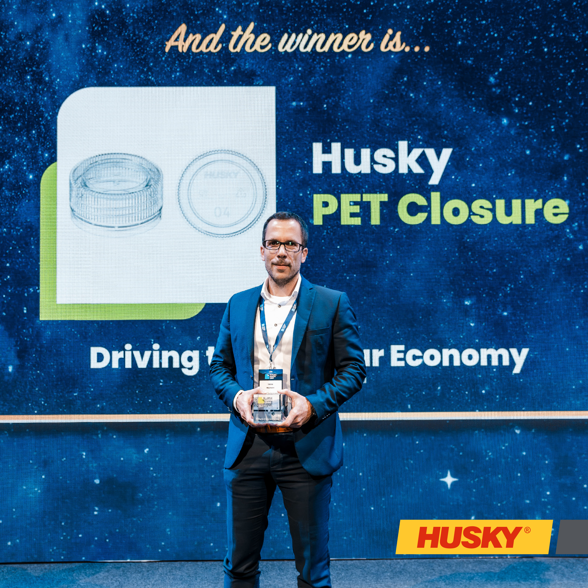 Husky recognized for leading in sustainable packaging design.